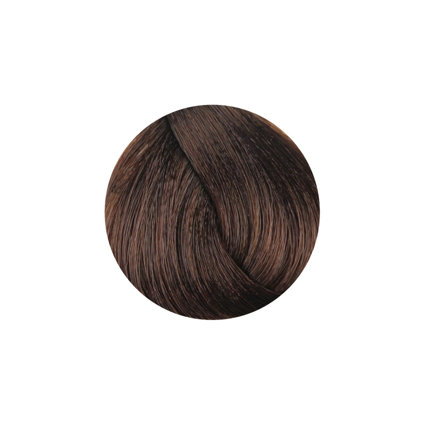 Rich dark brown hair color swatch for beauty and salon use