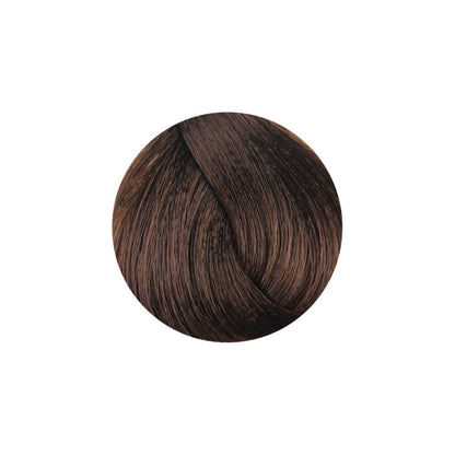 Rich dark brown hair color swatch for beauty and salon use