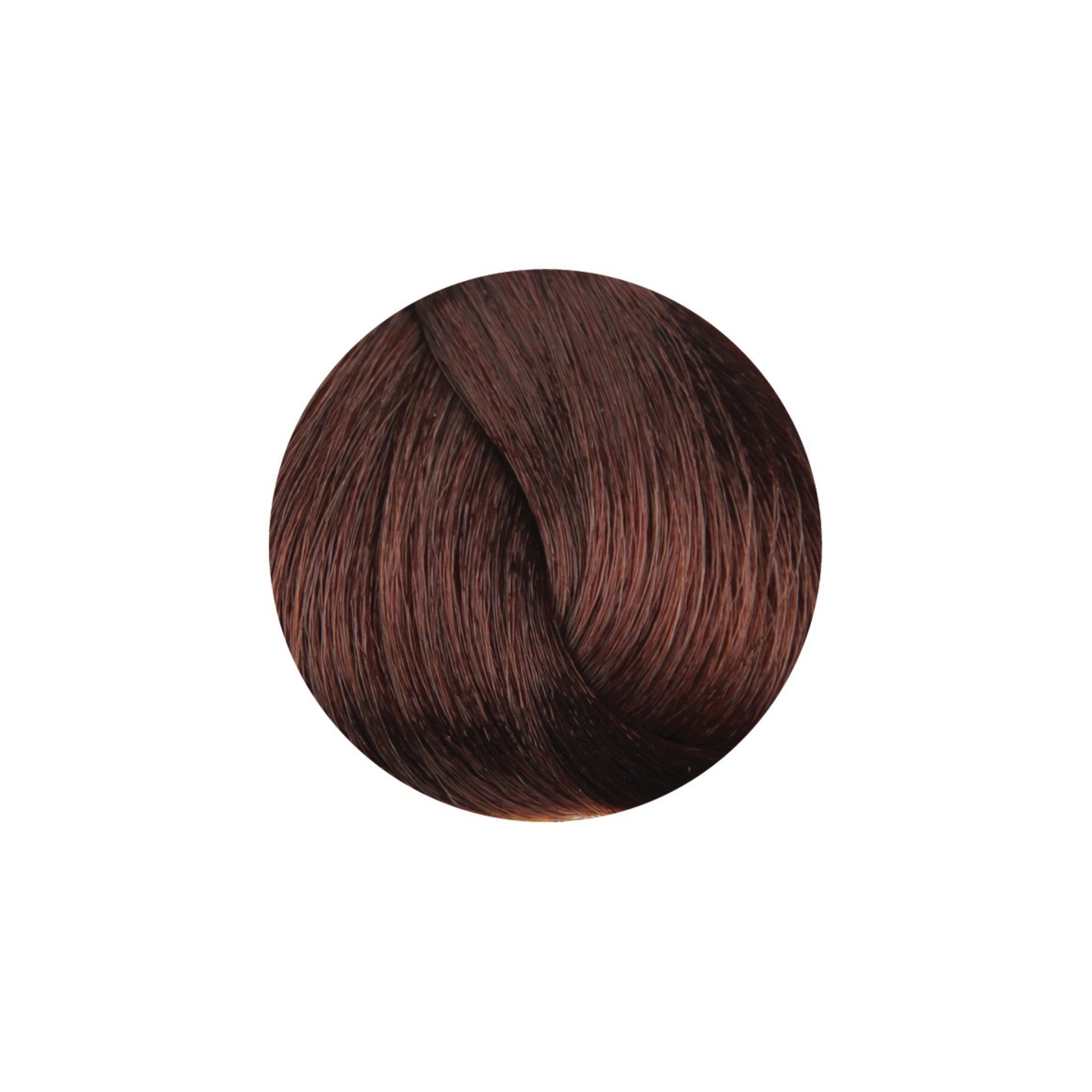 Rich dark brown hair color swatch for beauty and salon use