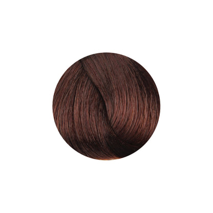 Rich dark brown hair color swatch for beauty and salon use