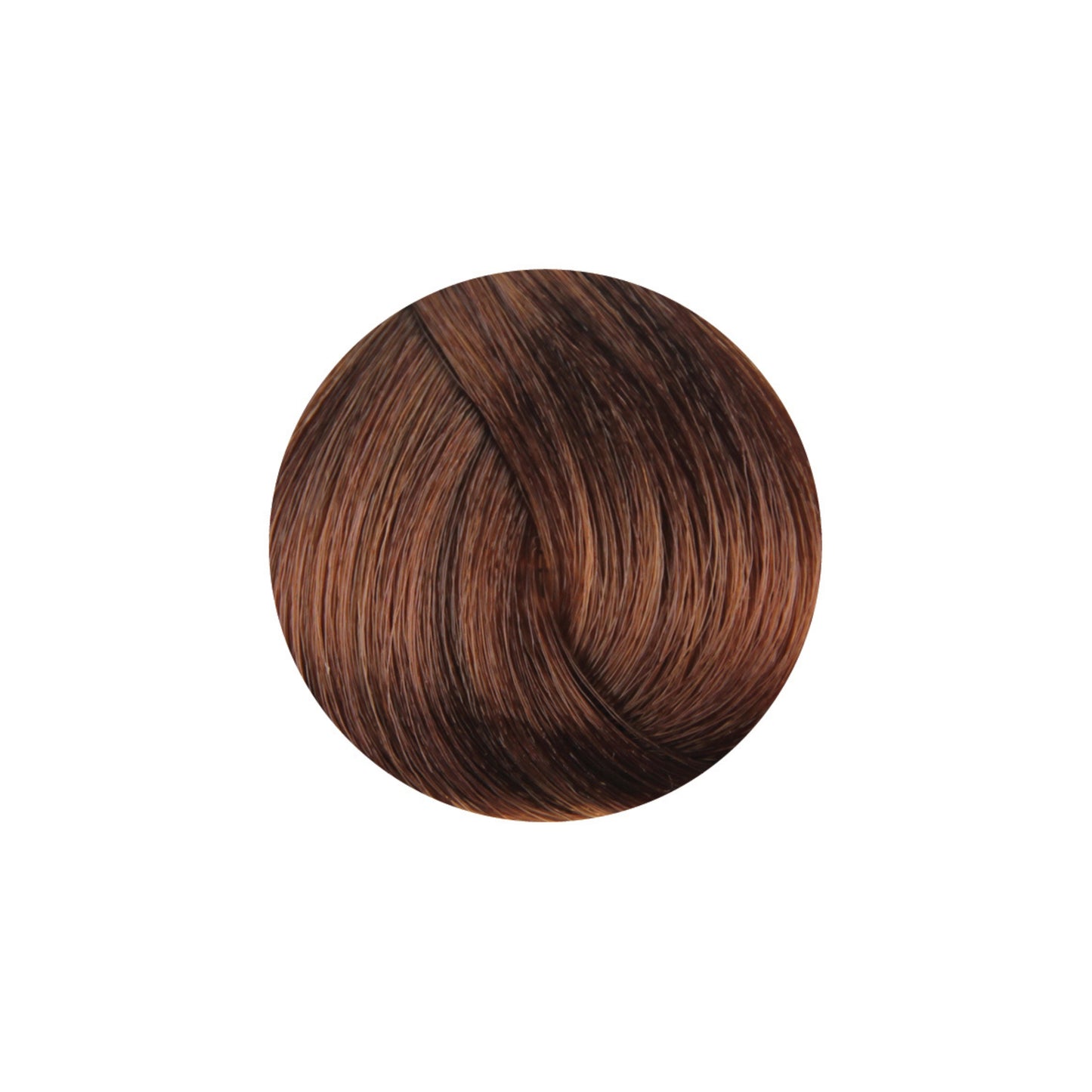 Rich brown hair color swatch for beauty salon use