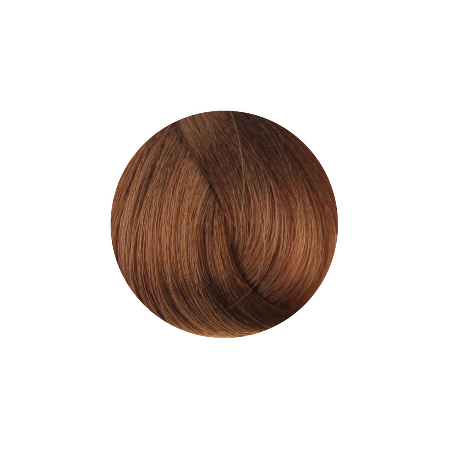Rich medium brown hair color swatch for salon or home use, showcasing smooth, natural-looking tone.