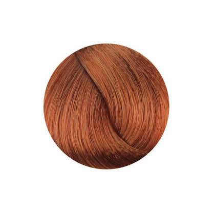 Rich copper red hair color swatch for salon or home use, showcasing vibrant warm tones