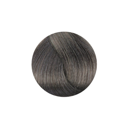Dark ash brown hair color swatch for salon or home use, showcasing smooth, multi-tonal texture