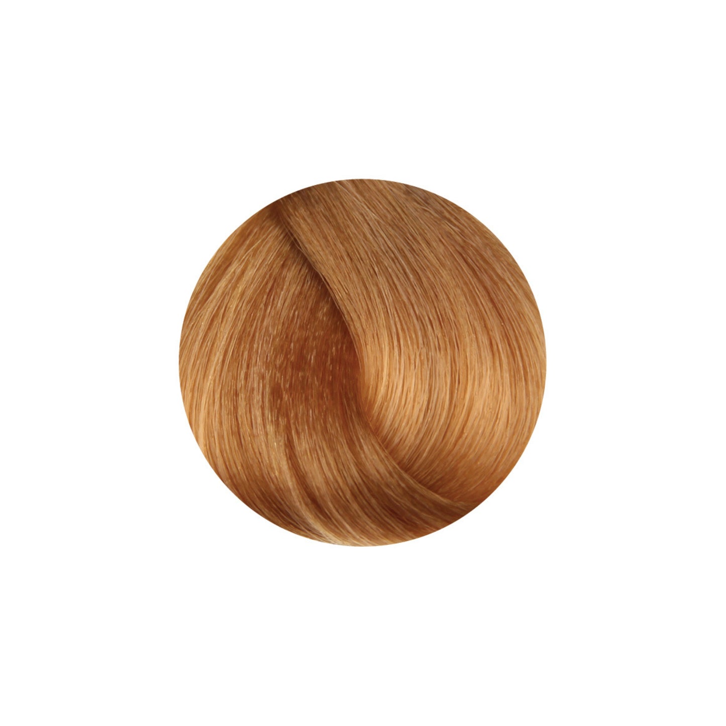 Golden blonde hair color swatch for salon beauty treatments
