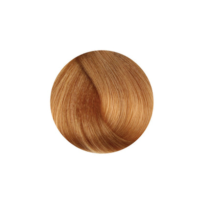 Golden blonde hair color swatch for salon beauty treatments
