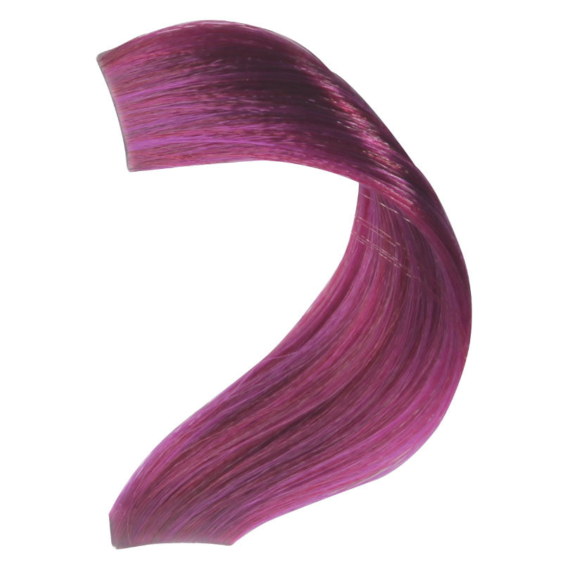 Vibrant purple hair color swatch, glossy and smooth texture for beauty styling