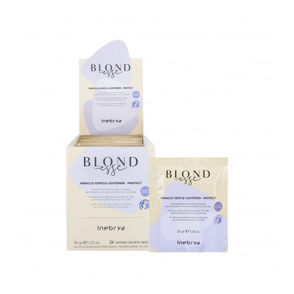 Inebrya Blond-Esse Miracle Gentle Lightener Protect hair lightening kit with 24 magnetic bags