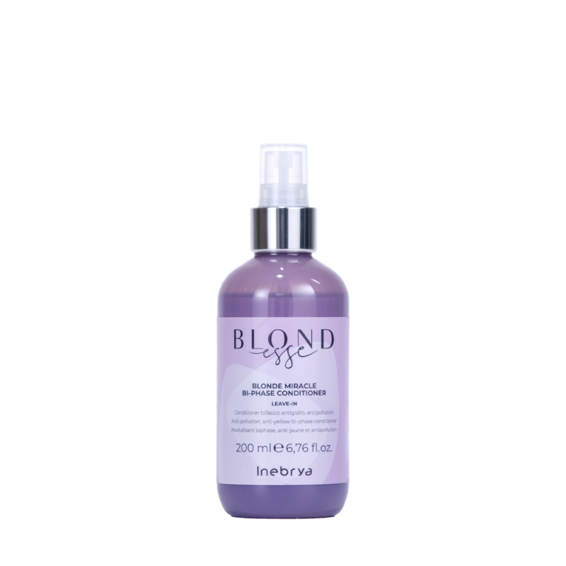 Blonde Miracle Bi-Phase Leave-In Conditioner for anti-yellow, anti-pollution blonde hair care
