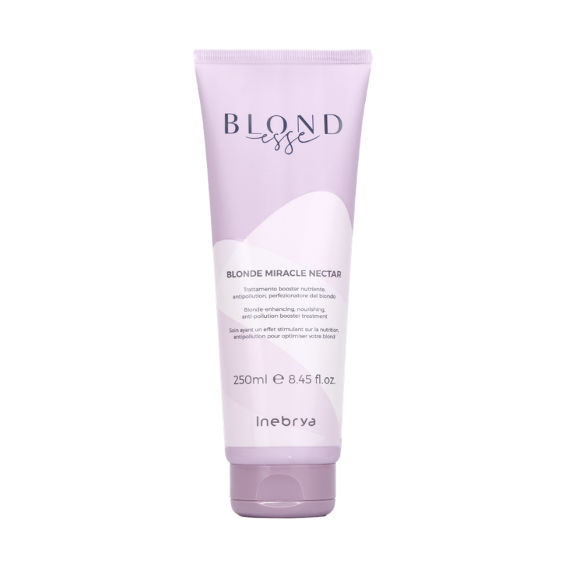 Blonde Miracle Nectar nourishing hair treatment by Inebrya for blonde hair care