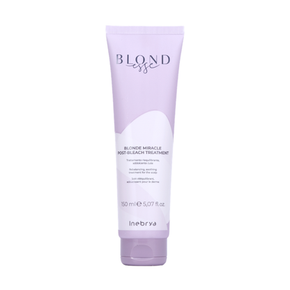Blonde Miracle Post-Bleach Treatment by Inebrya – rebalancing scalp care for blonde hair