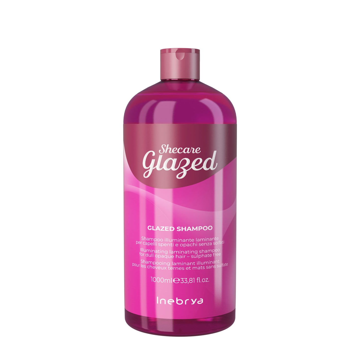 Shecare Glazed illuminating sulfate-free shampoo for dull hair, 1000ml bottle