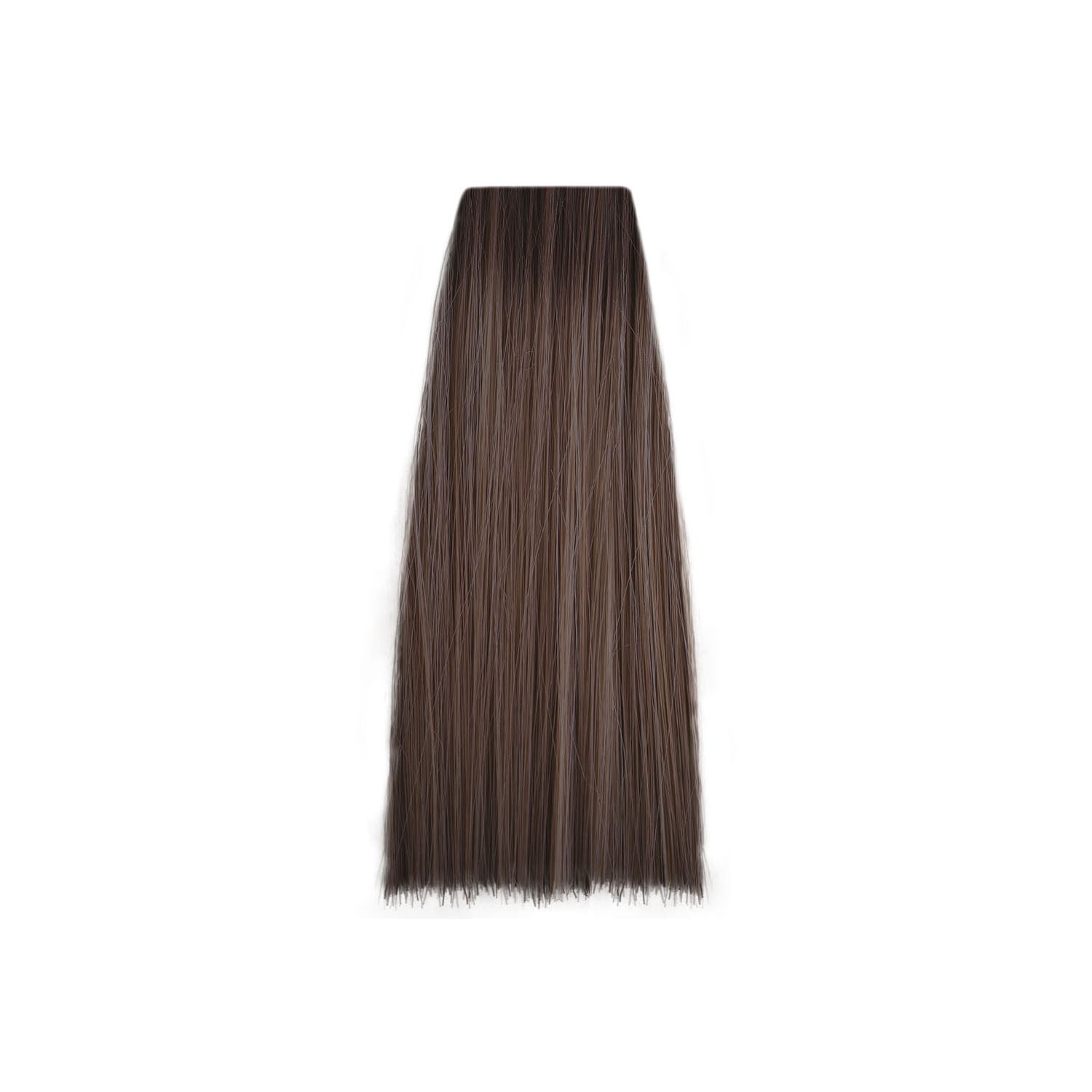 Rich dark brown hair color swatch for salon beauty treatments