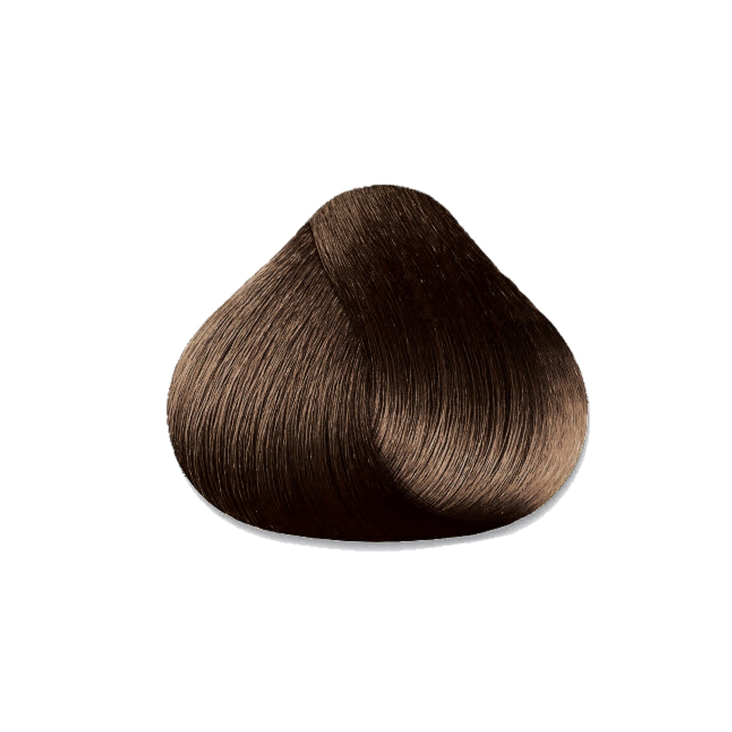 Rich dark brown hair color swatch for salon or home use, showcasing smooth, glossy texture.