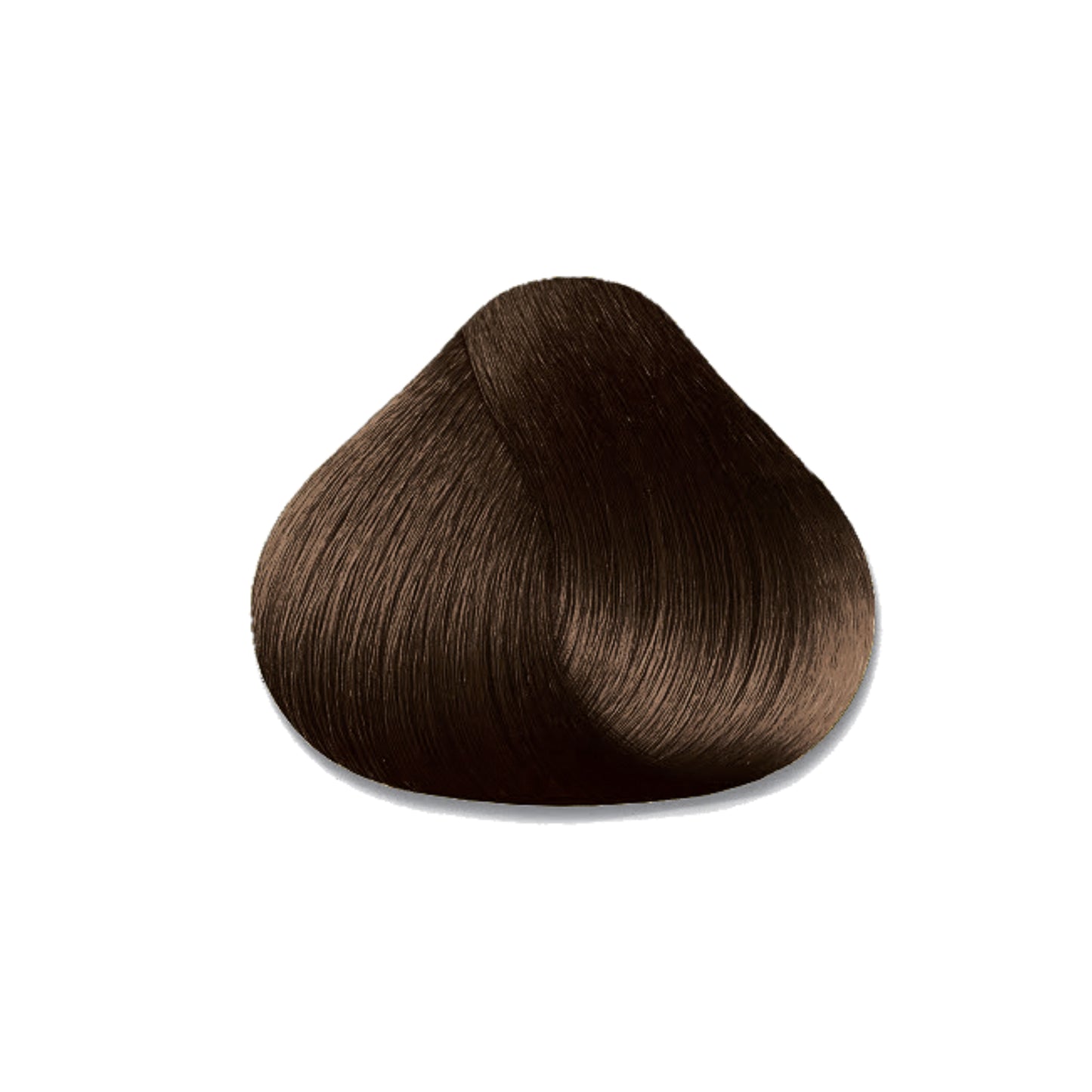 Rich dark brown hair color swatch for salon or home use, showcasing smooth, glossy texture.