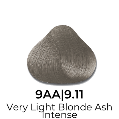 Very Light Blonde Ash Intense 9AA|9.11 hair color swatch for salon or home use
