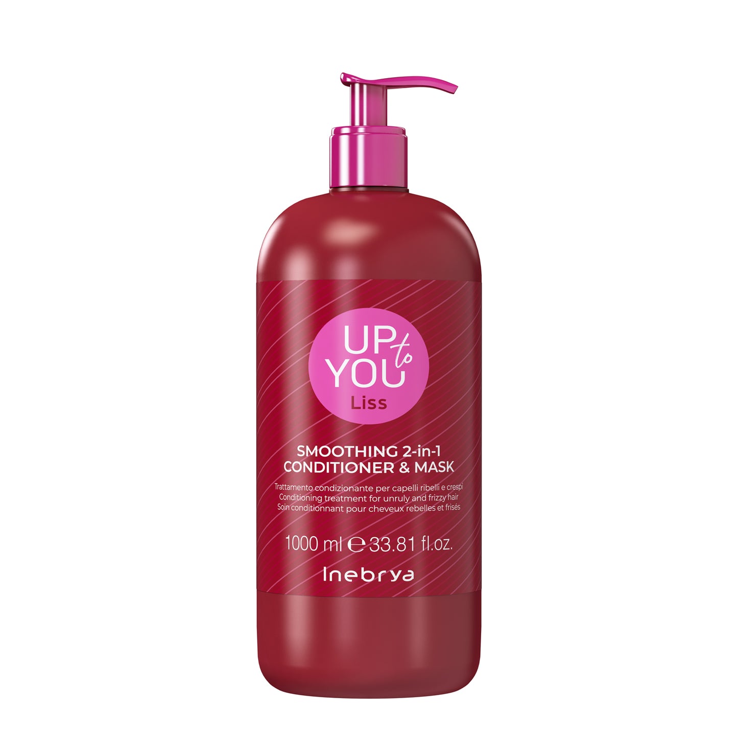 Up to You Liss smoothing 2-in-1 conditioner & mask for unruly frizzy hair, 1000ml
