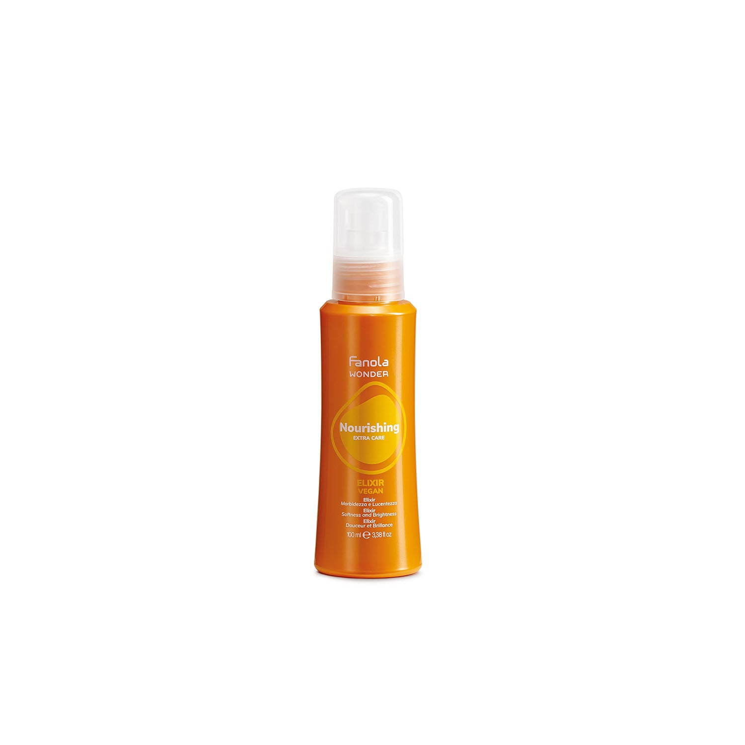 Fanola Wonder Nourishing Elixir Vegan hair care for softness and brightness, 100ml