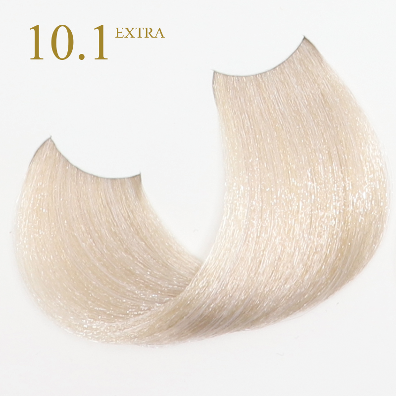 10.1 Extra Light Blonde Hair Swatch for Professional Hair Coloring