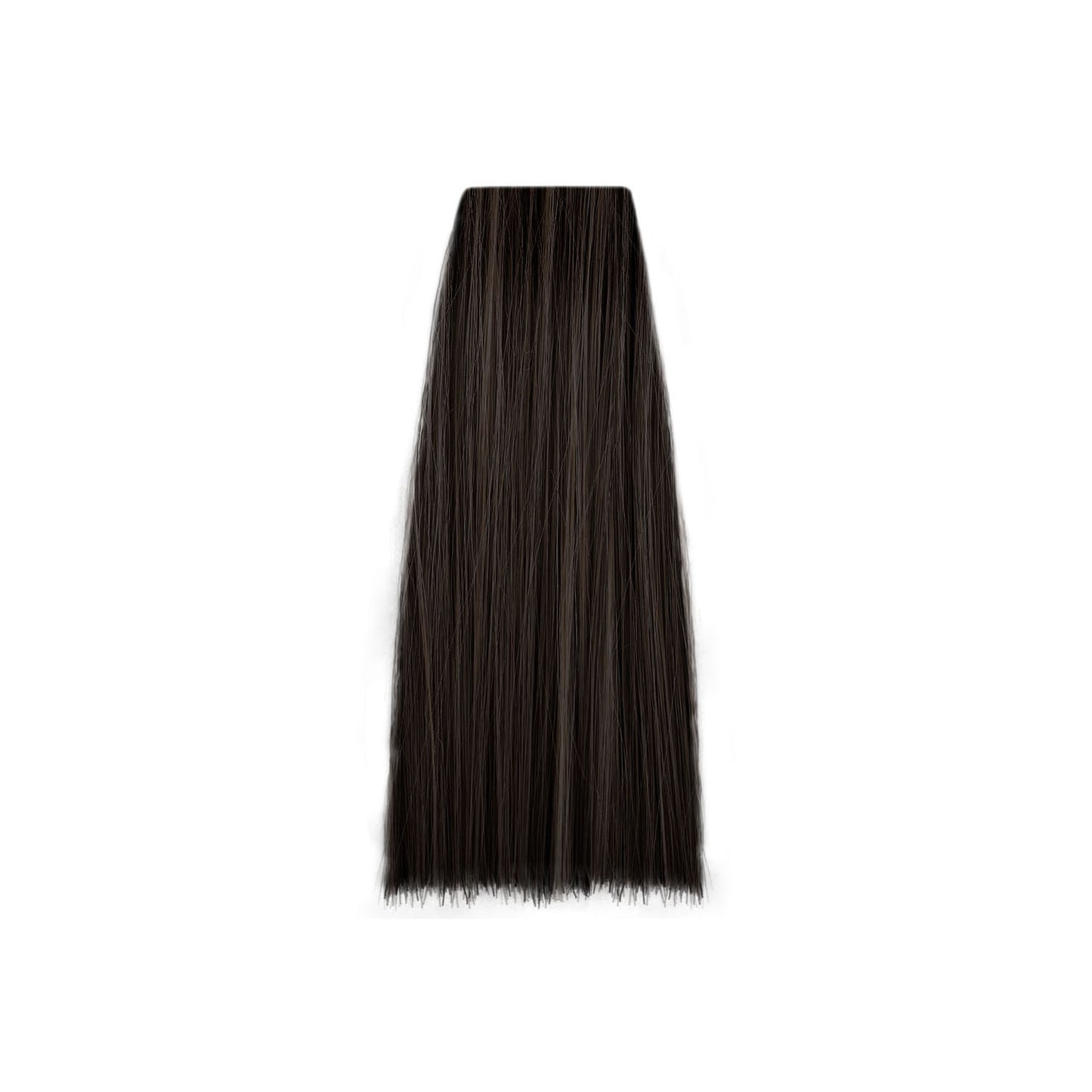 Dark brown hair swatch for professional salon coloring and styling