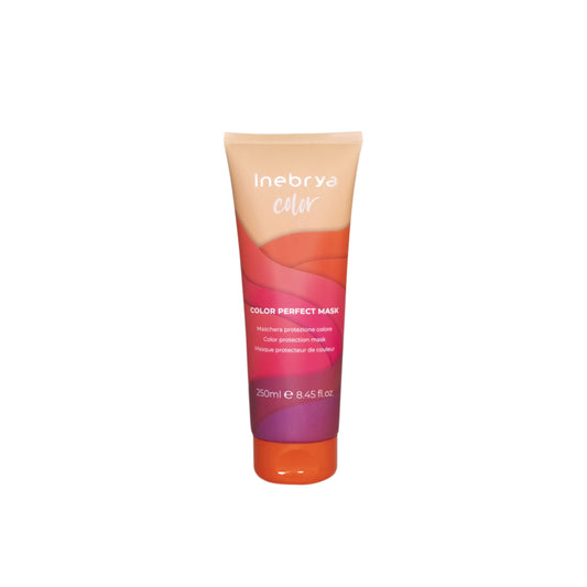 Inebrya Color Perfect Mask 250ml - color protection hair treatment with vibrant gradient design