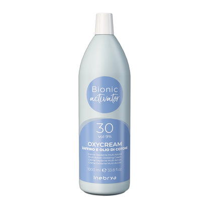 Bionic Activator 30 vol 9% Oxycream with saffron & cotton oil, 1000ml multi-action oxidizing cream