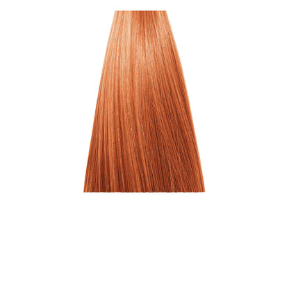 Vibrant copper red hair color swatch for salon or home use