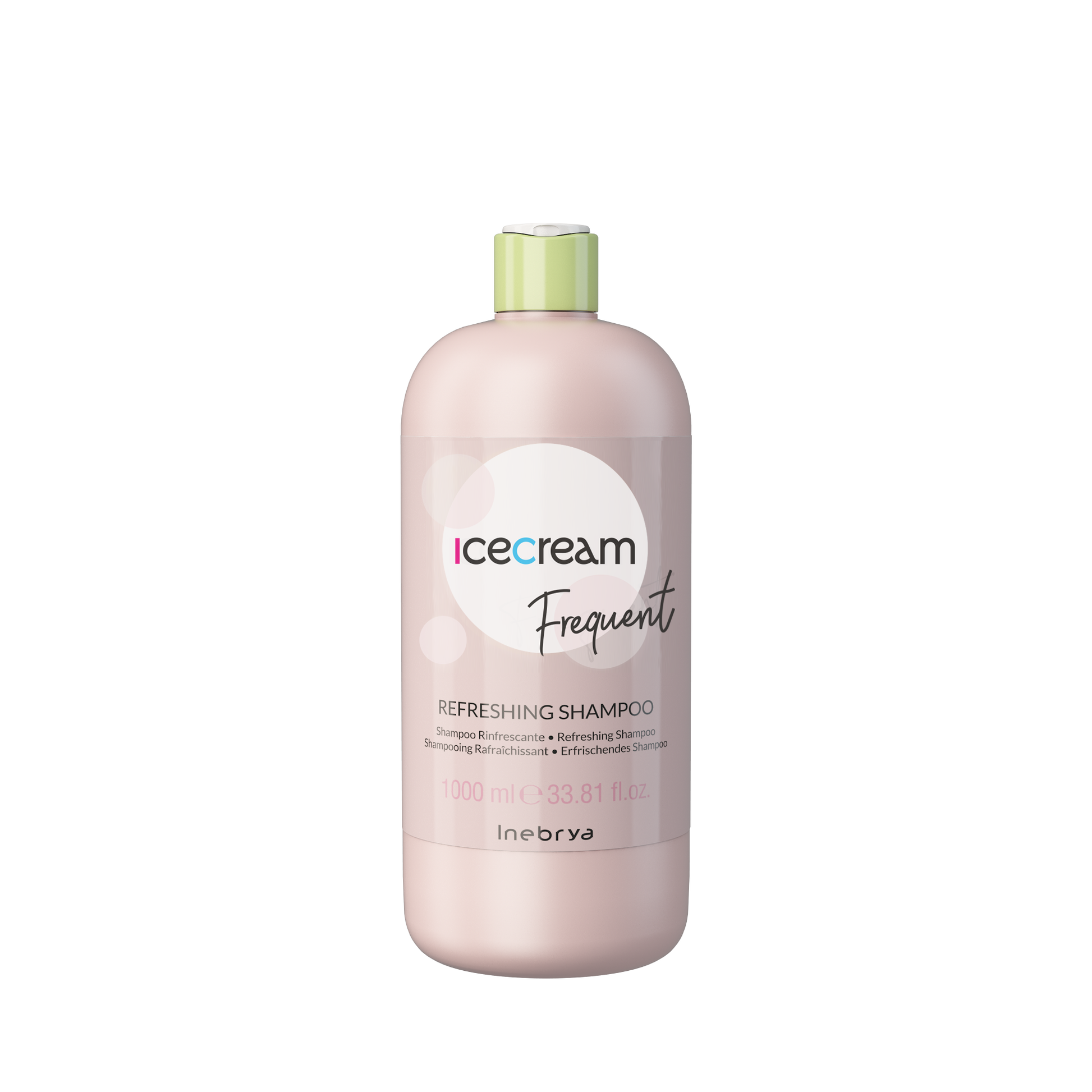 Icecream Frequent Refreshing Shampoo 1000ml for daily hair care, gentle cleansing formula