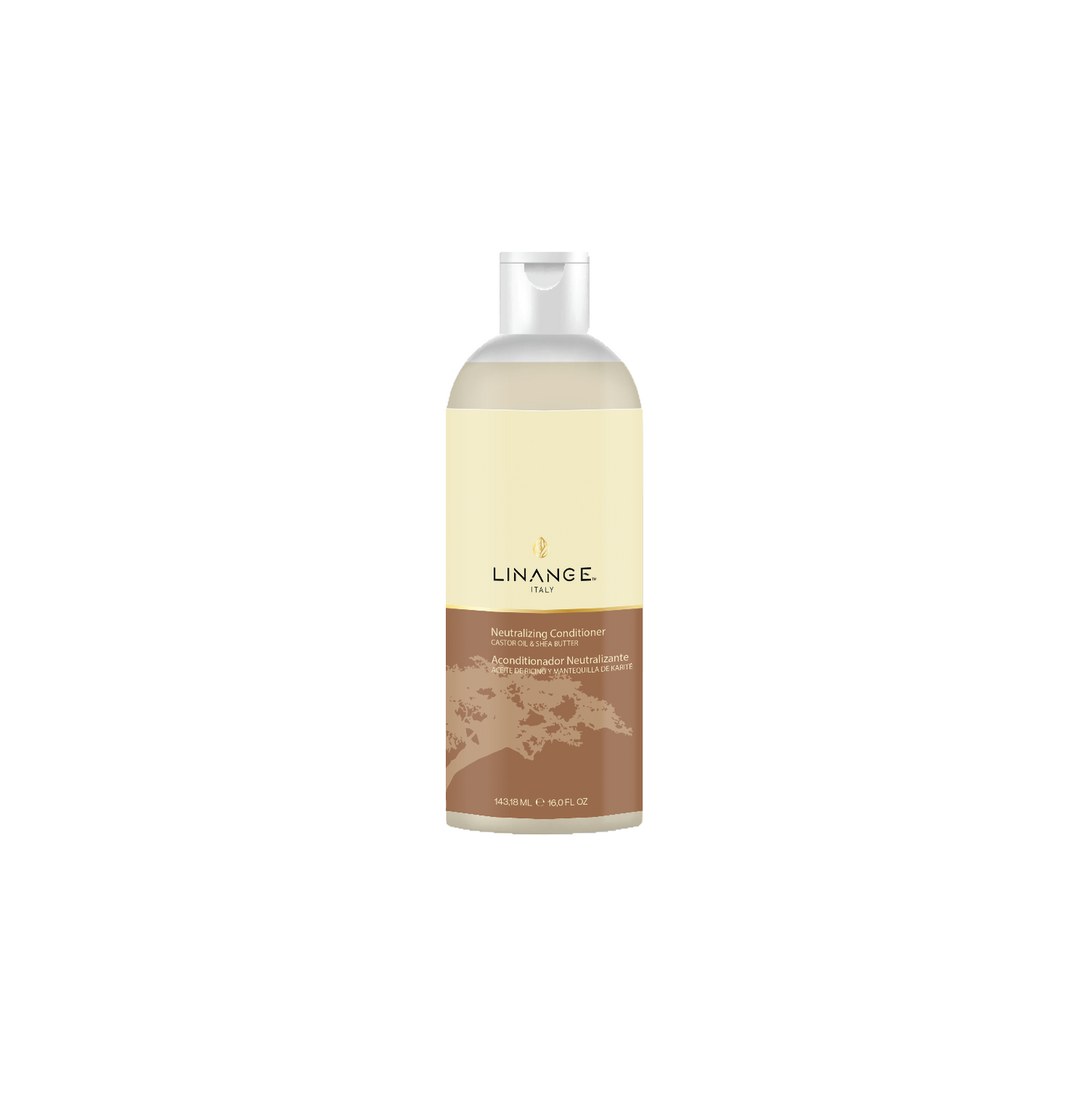 Linange Italy Neutralizing Conditioner with castor oil & shea butter for hair care