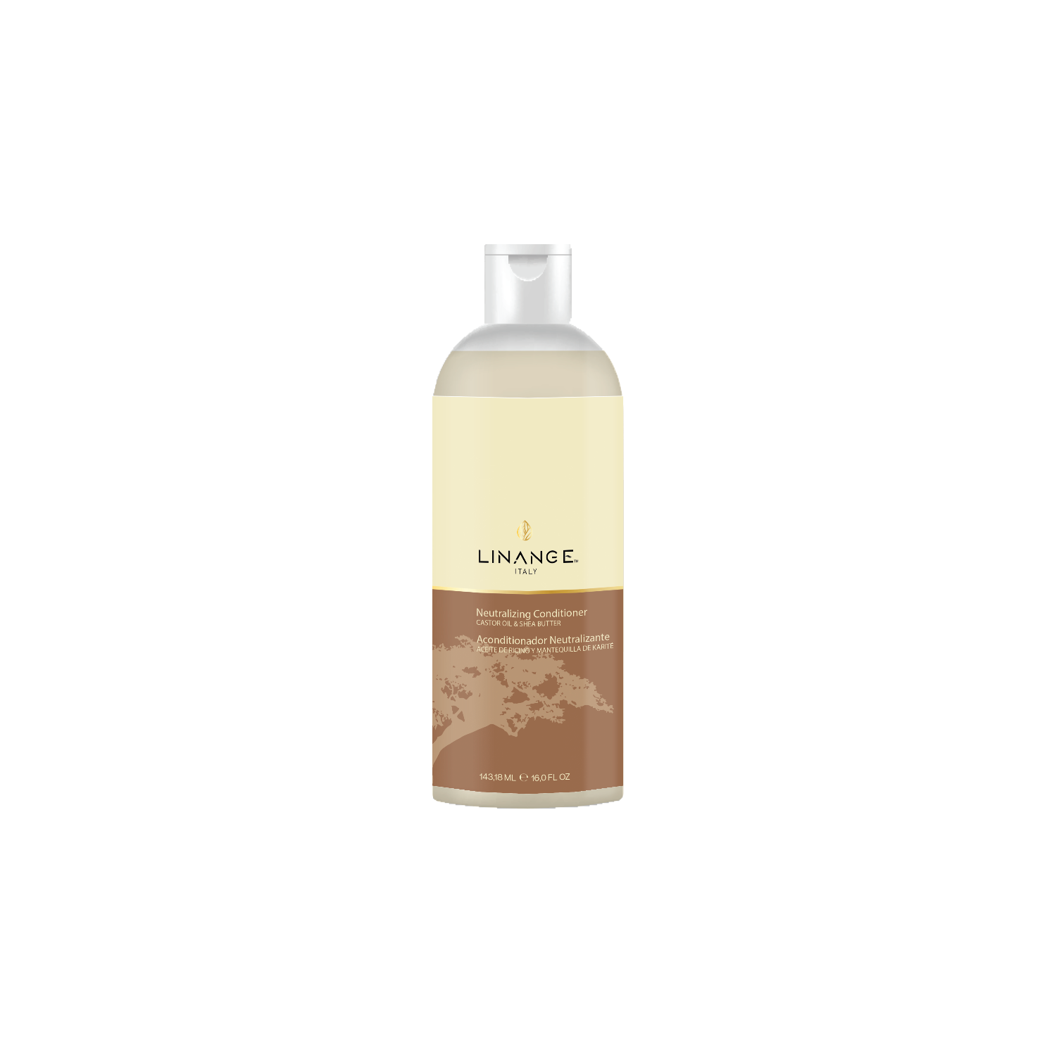 Linange Italy Neutralizing Conditioner with castor oil & shea butter for hair care
