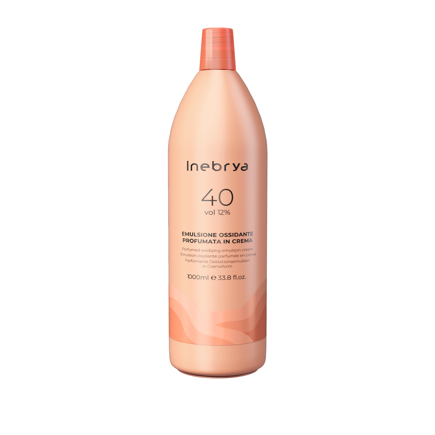 Inebrya 40 vol 12% perfumed oxidizing emulsion cream for hair coloring, 1000ml