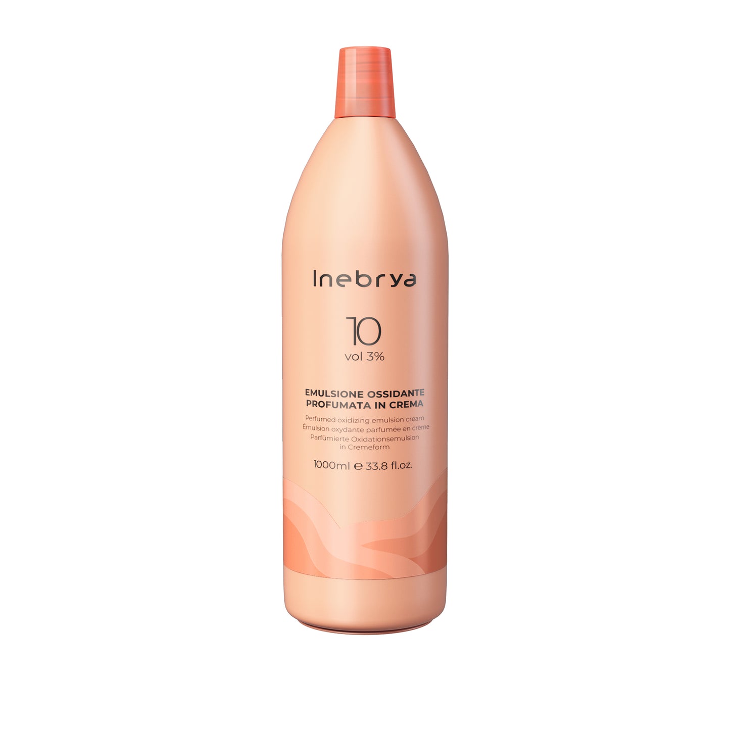Inebrya 10 vol 3% perfumed oxidizing emulsion cream, 1000ml professional hair care product