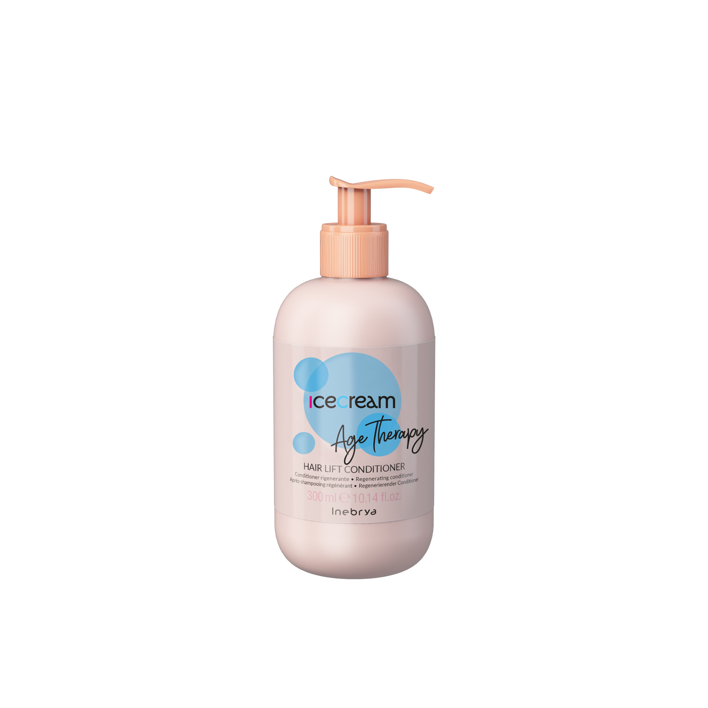 Icecream Age Therapy Hair Lift Conditioner 300ml, regenerating hair care with pump bottle