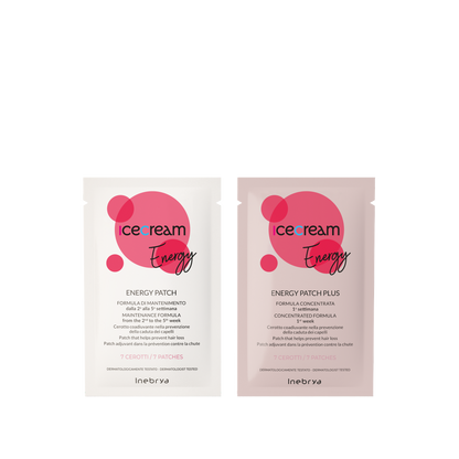 Icecream Energy hair loss prevention patches, maintenance and concentrated formulas for scalp care
