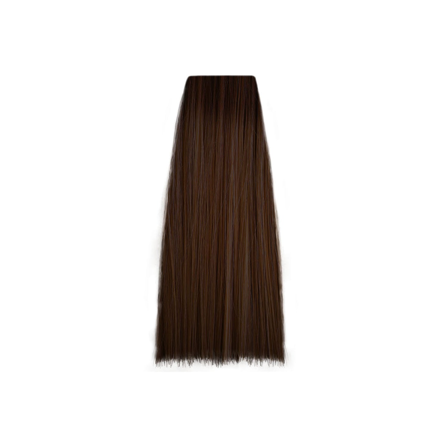Rich dark brown hair color swatch for salon beauty treatments