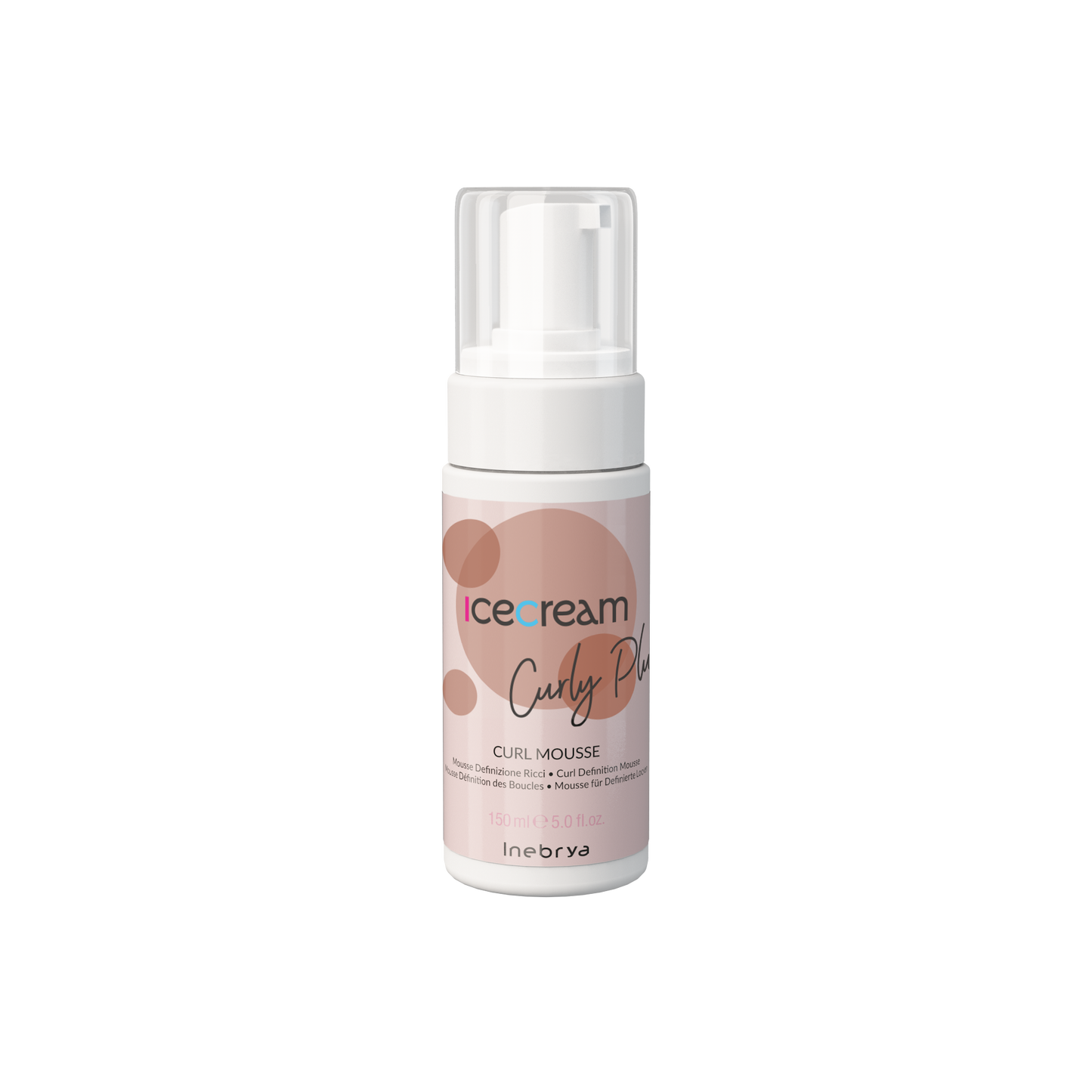 Icecream Curly Plus Curl Mousse for defined curls, 150ml hair styling product