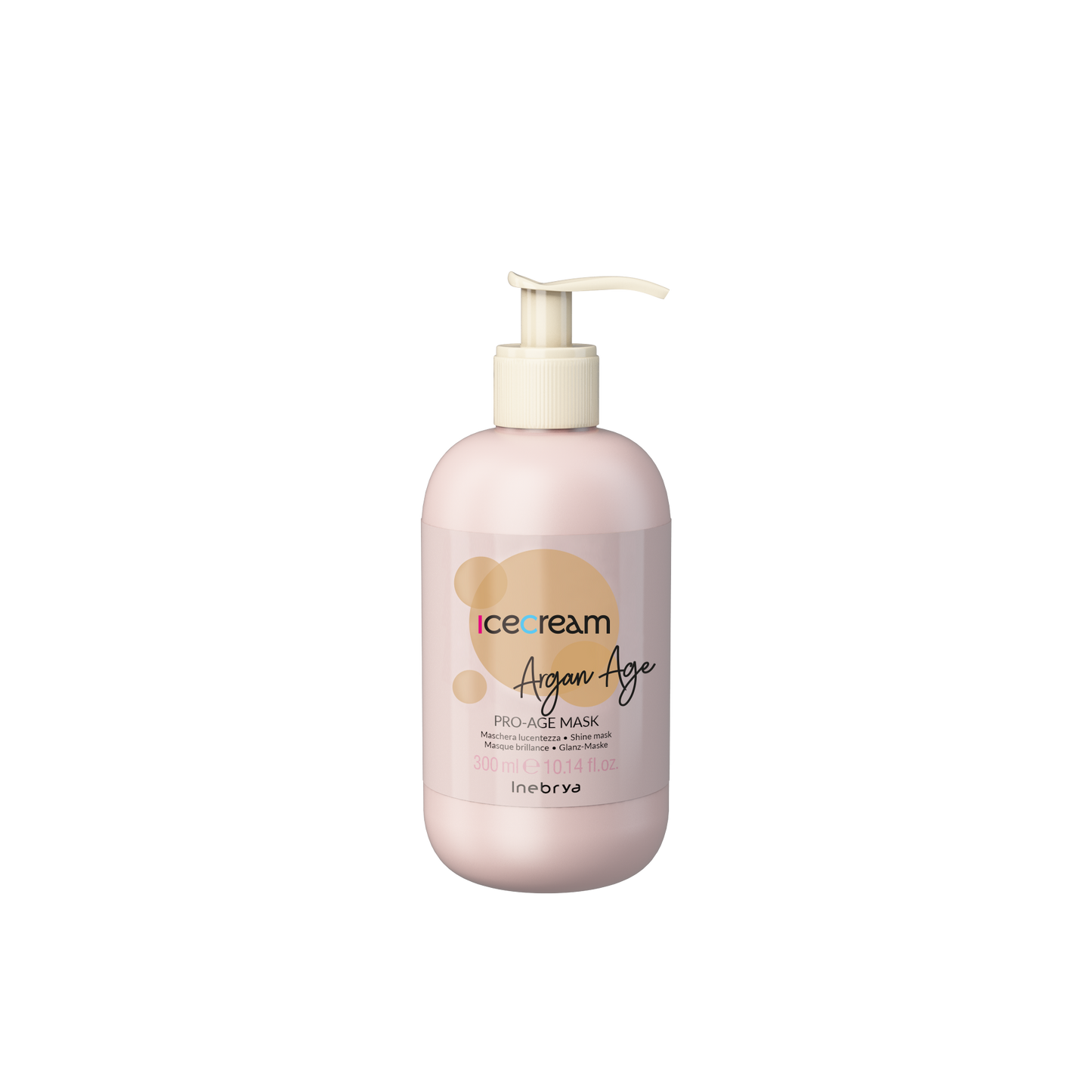 Icecream Argan Age Pro-Age Shine Mask 300ml for radiant skin care routine
